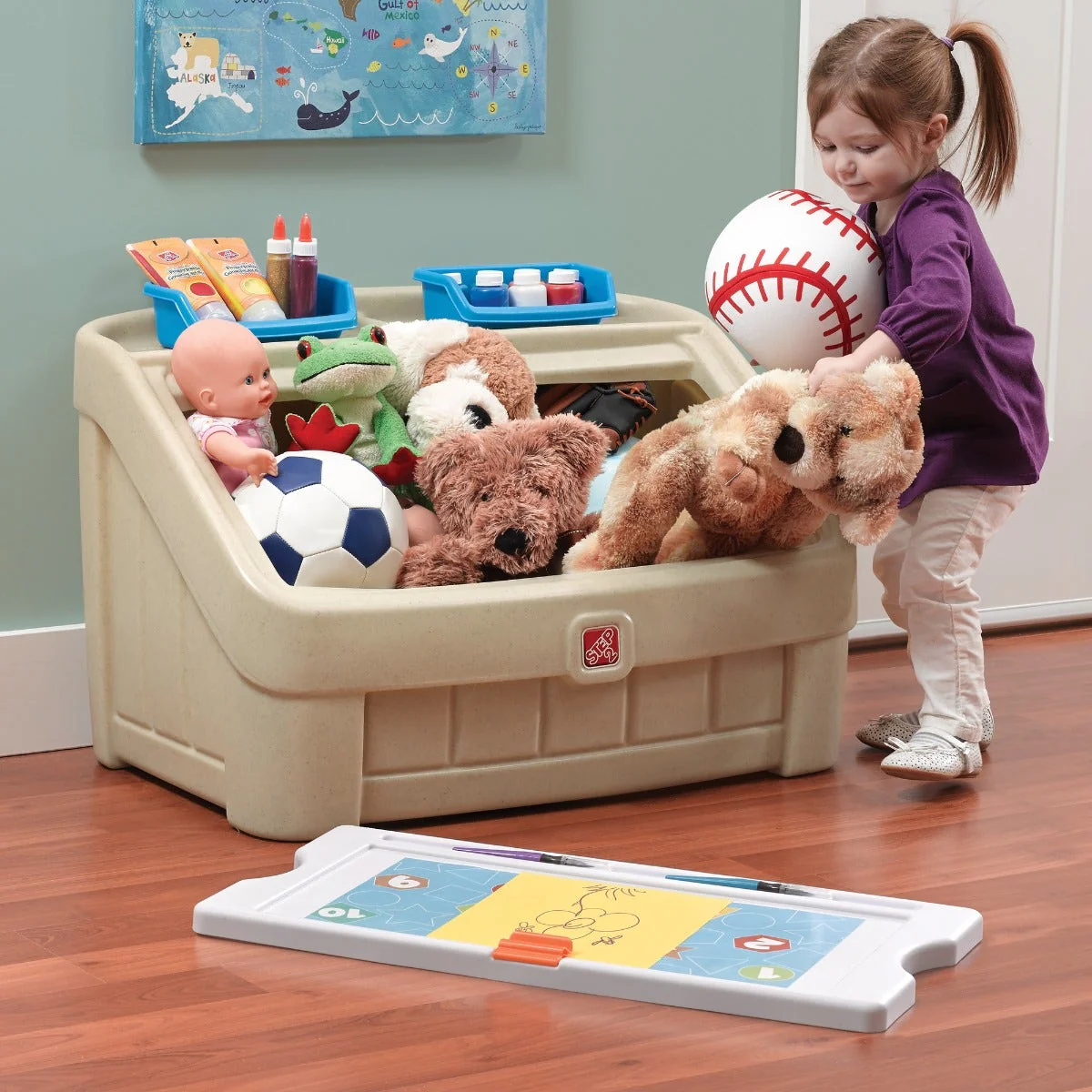 2-in-1 Toy Box & Art Lid™ - Image 6