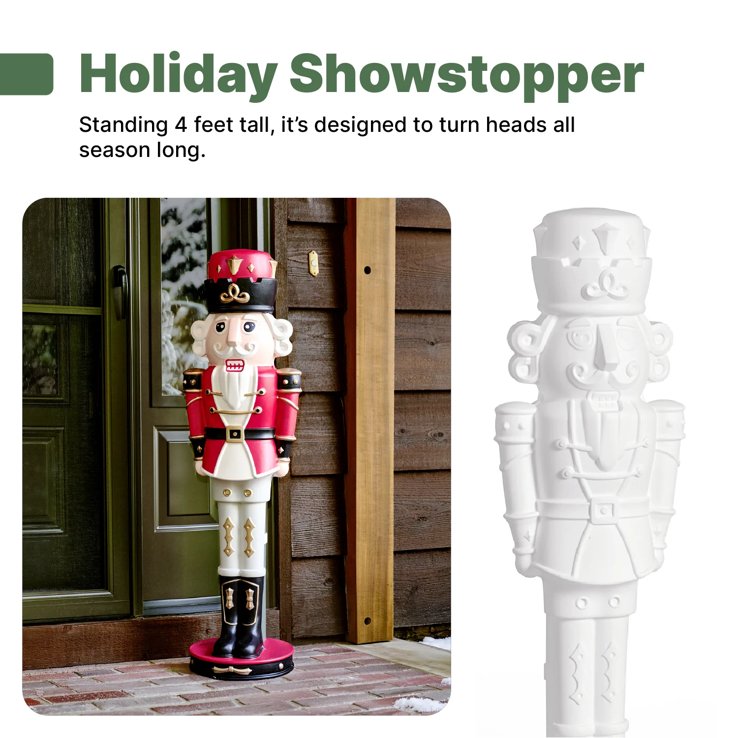 4ft Paintable Nutcracker Prince Jr - Image 15