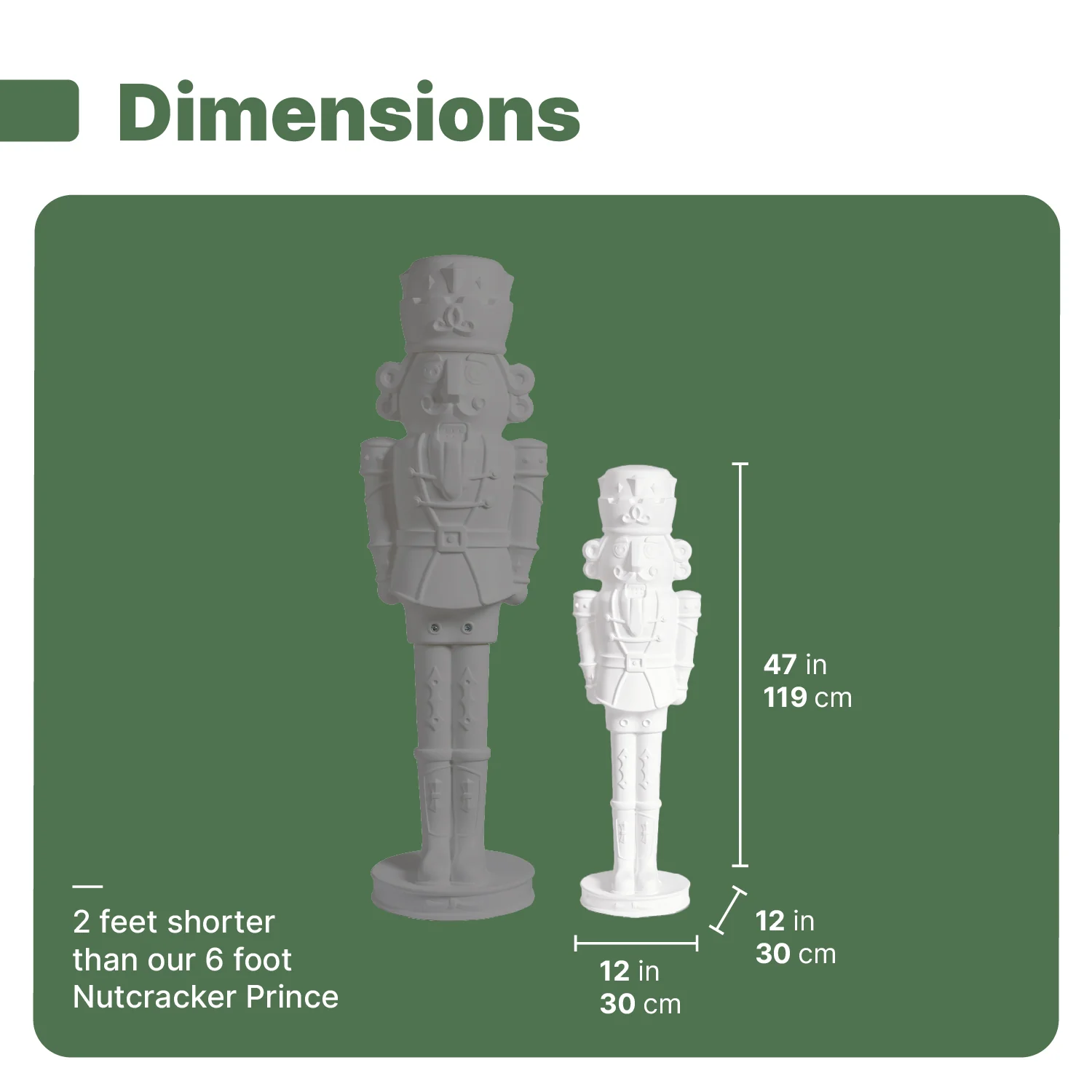 4ft Paintable Nutcracker Prince Jr - Image 18