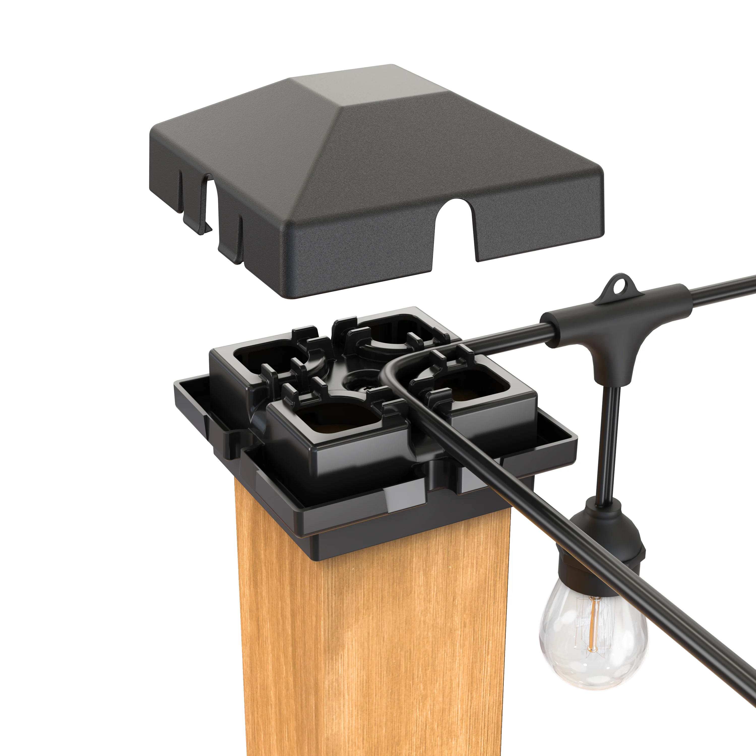 Firefly String Light Pole Stand with Planter™ (2pk) - Image 10