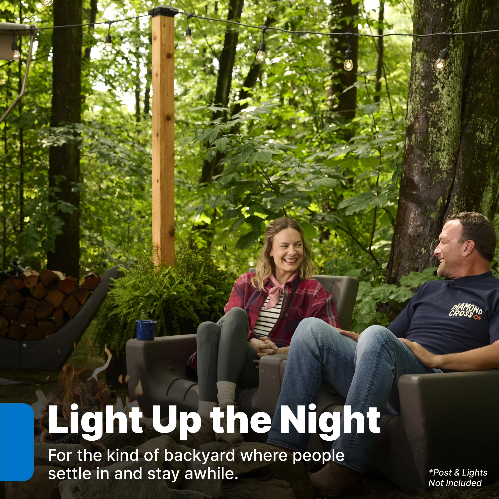 Firefly String Light Pole Stand with Planter™ (2pk) - Image 2