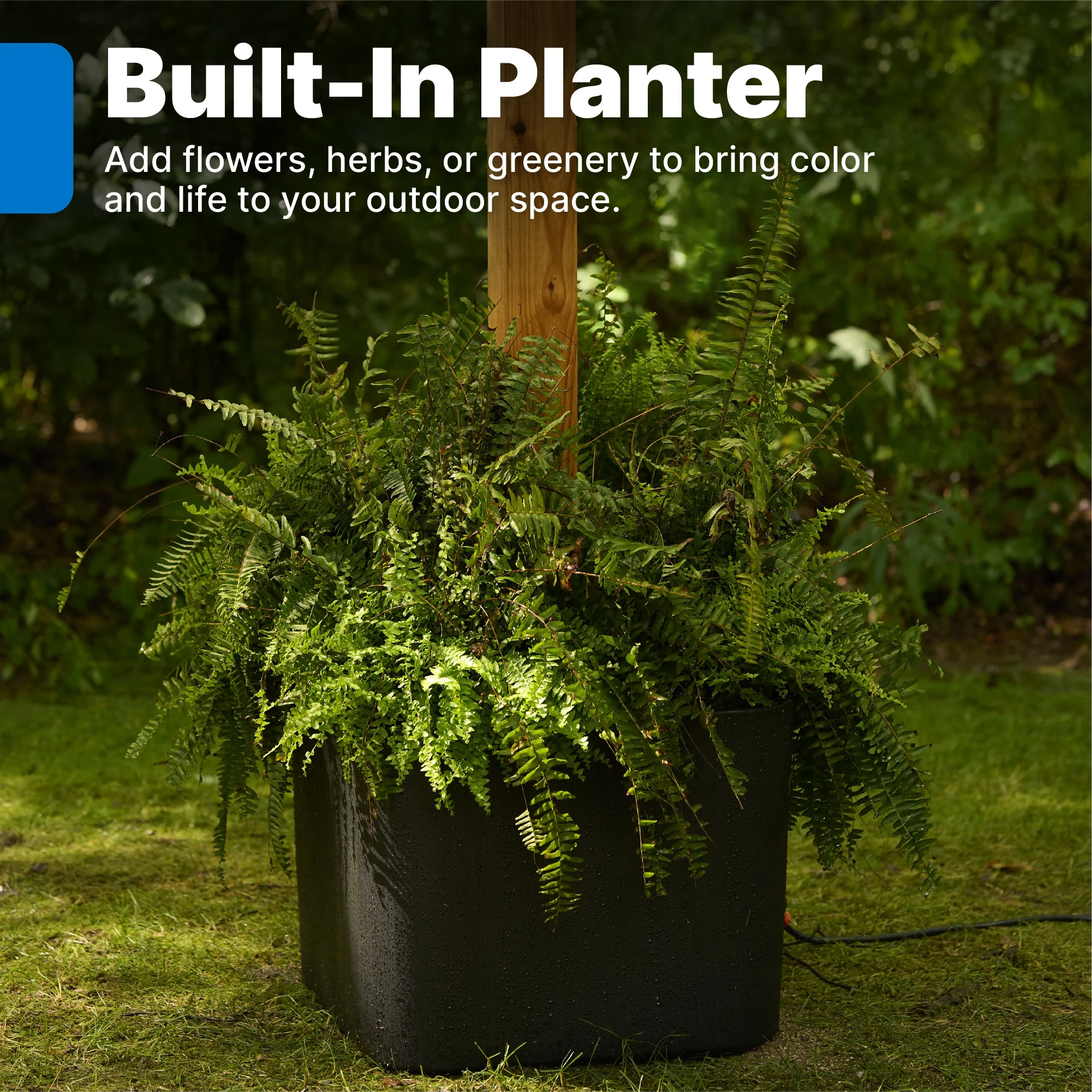 Firefly String Light Pole Stand with Planter™ (2pk) - Image 3