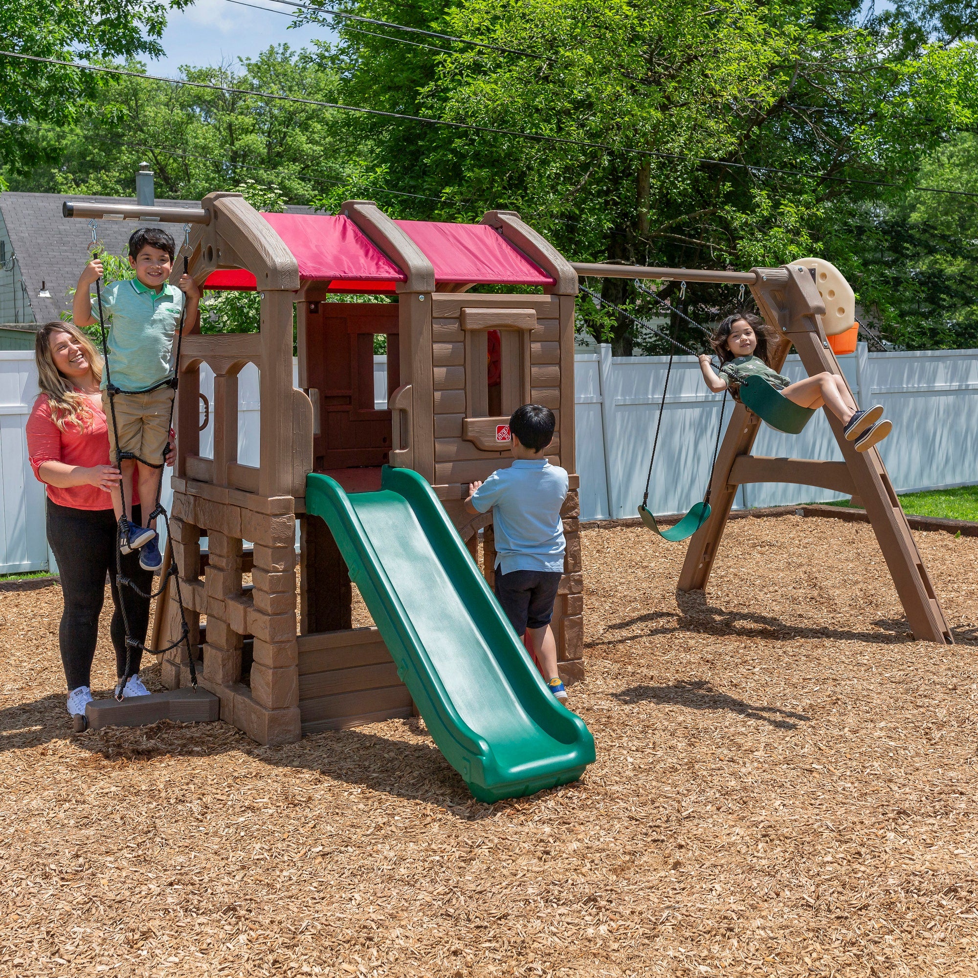 Naturally Playful™ Adventure Lodge Play Center - Image 2