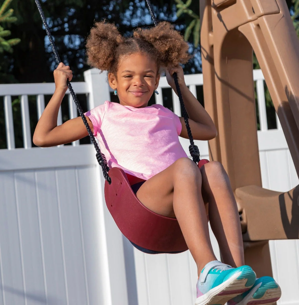 Naturally Playful™ Playhouse Climber & Swing Extension - Image 4