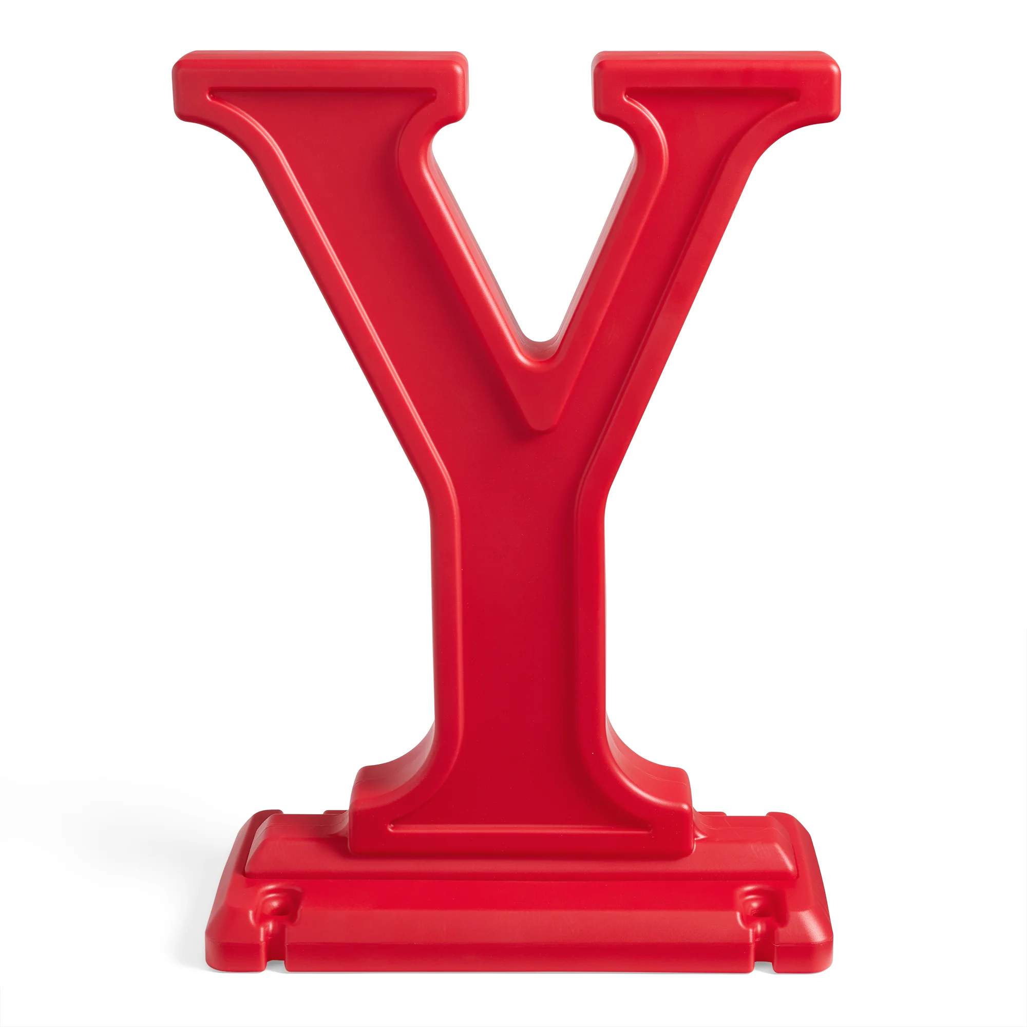Paintable Large Outdoor 3-Piece Christmas JOY Letters Decoration - Red - Image 4