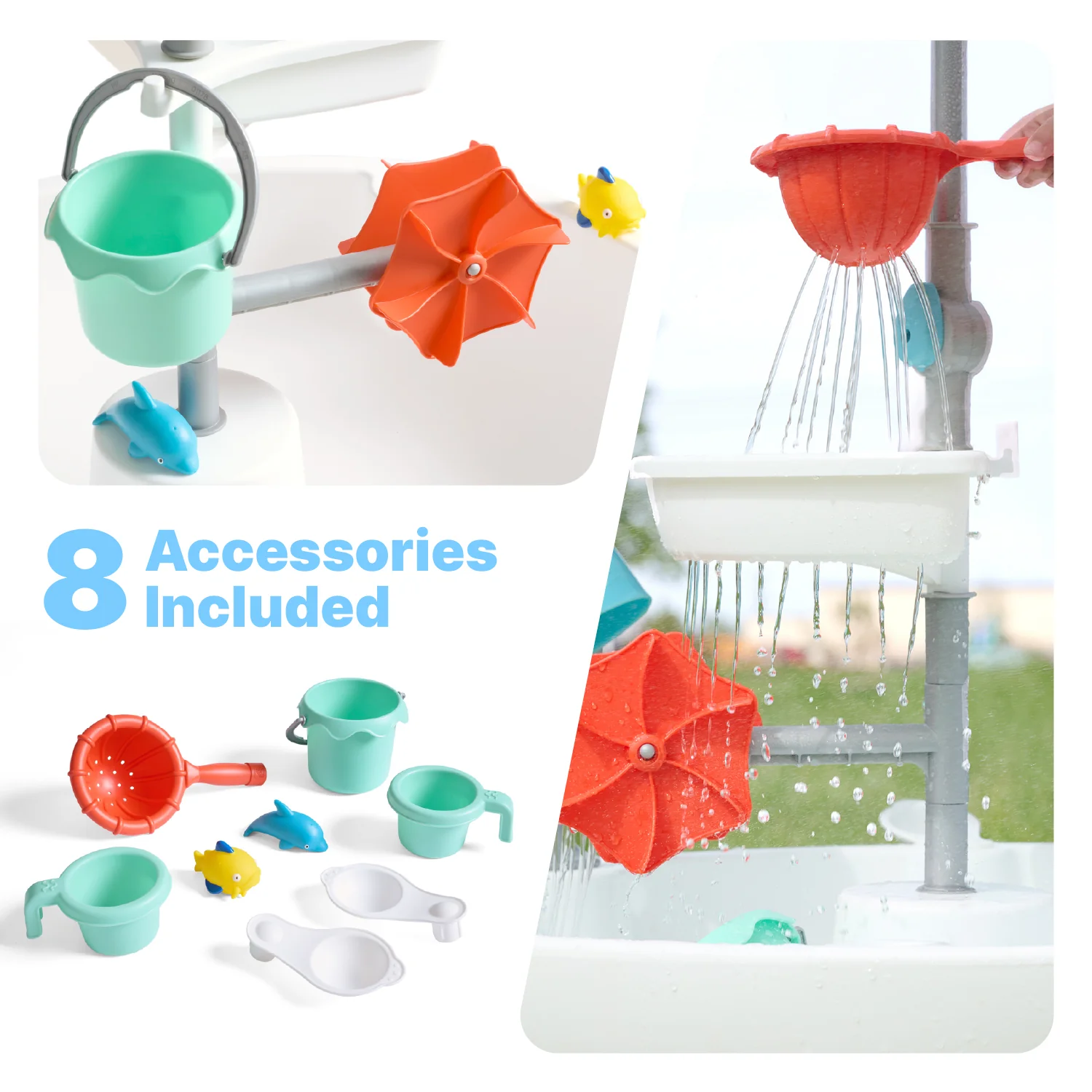 Sunshine Springs Splash Table™ with CoolBreeze™ Misting Canopy - Image 4