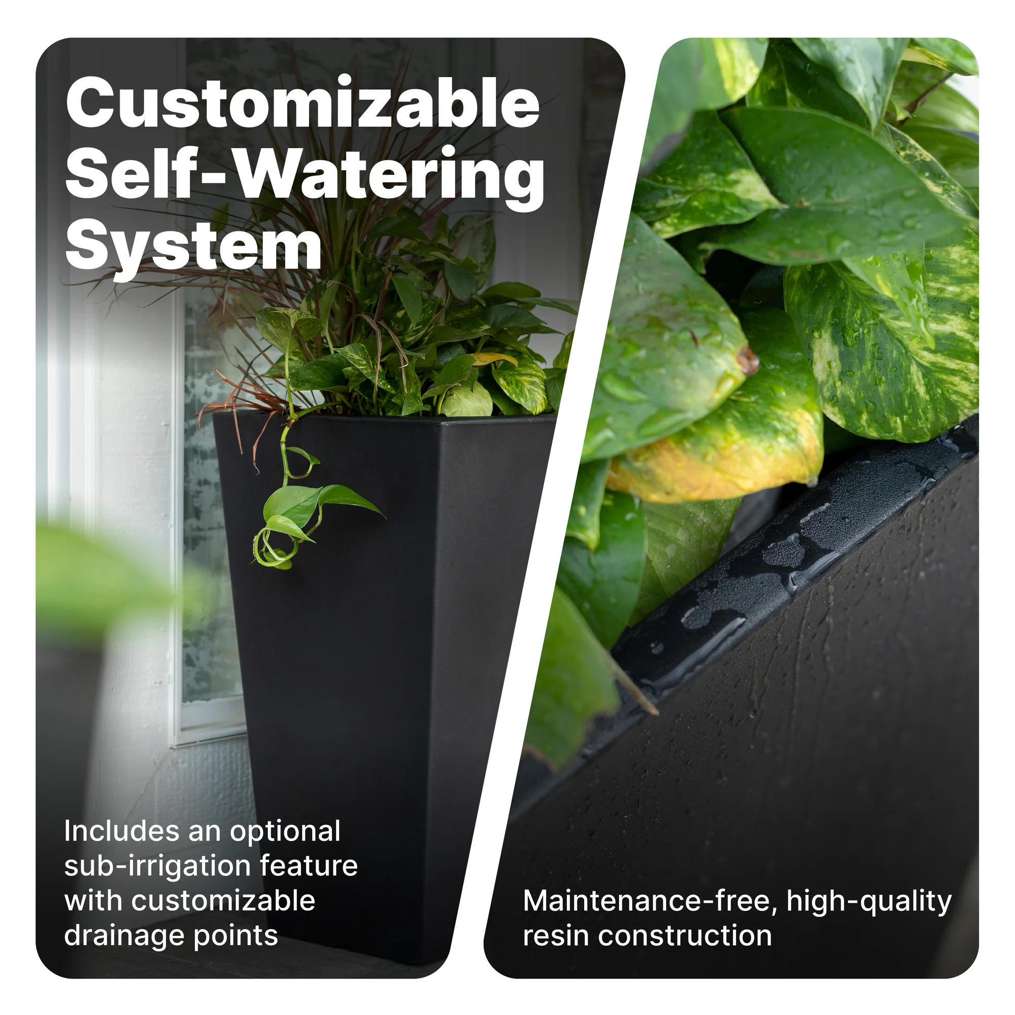 Tremont Tall Square Tapered Planter™ - Image 6