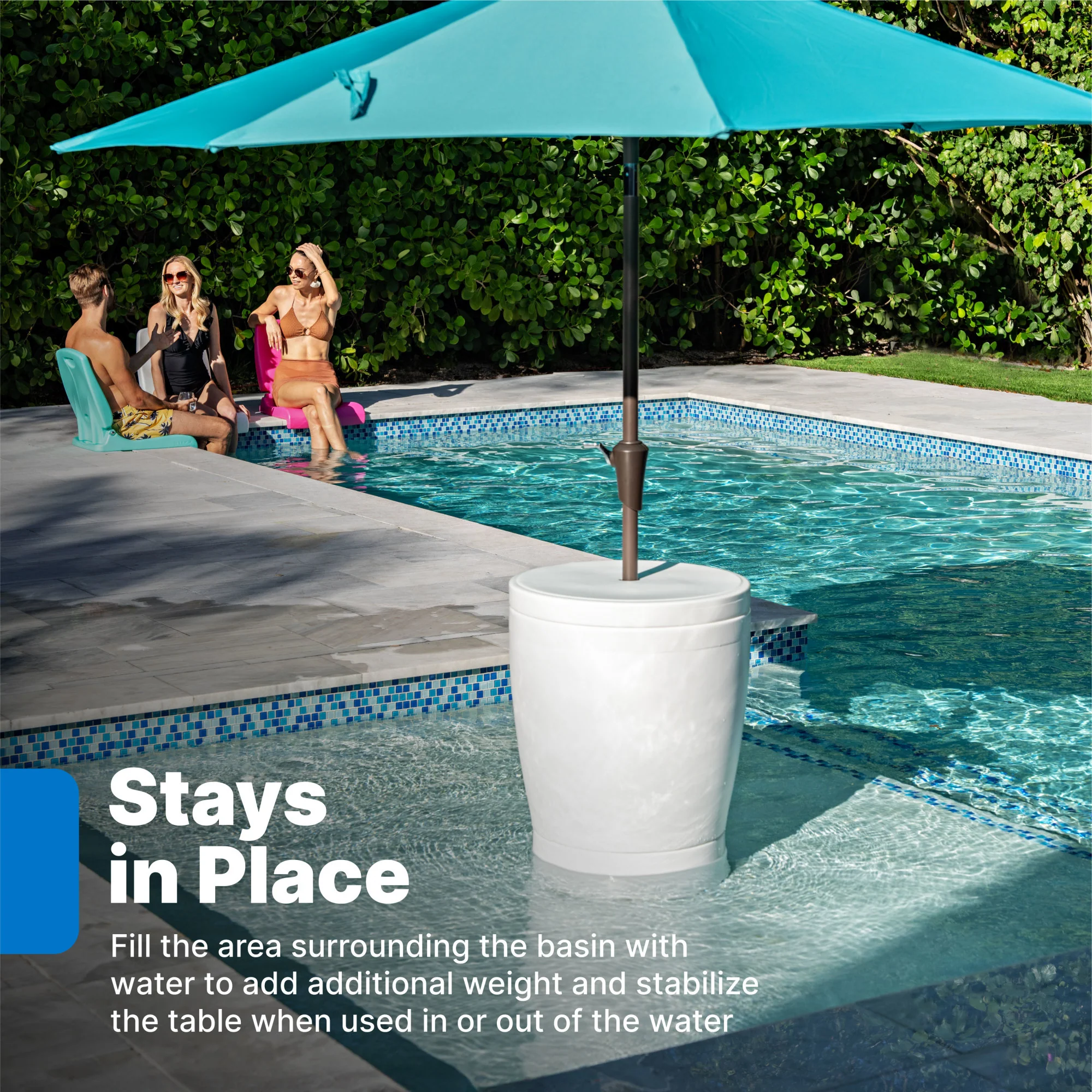 Vero In-Pool Shade Table™ with Storage - Image 6